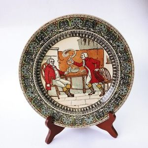Royal Doulton English Cavaliers Dinner Plate Series Ware Englishmen Smoking (su1